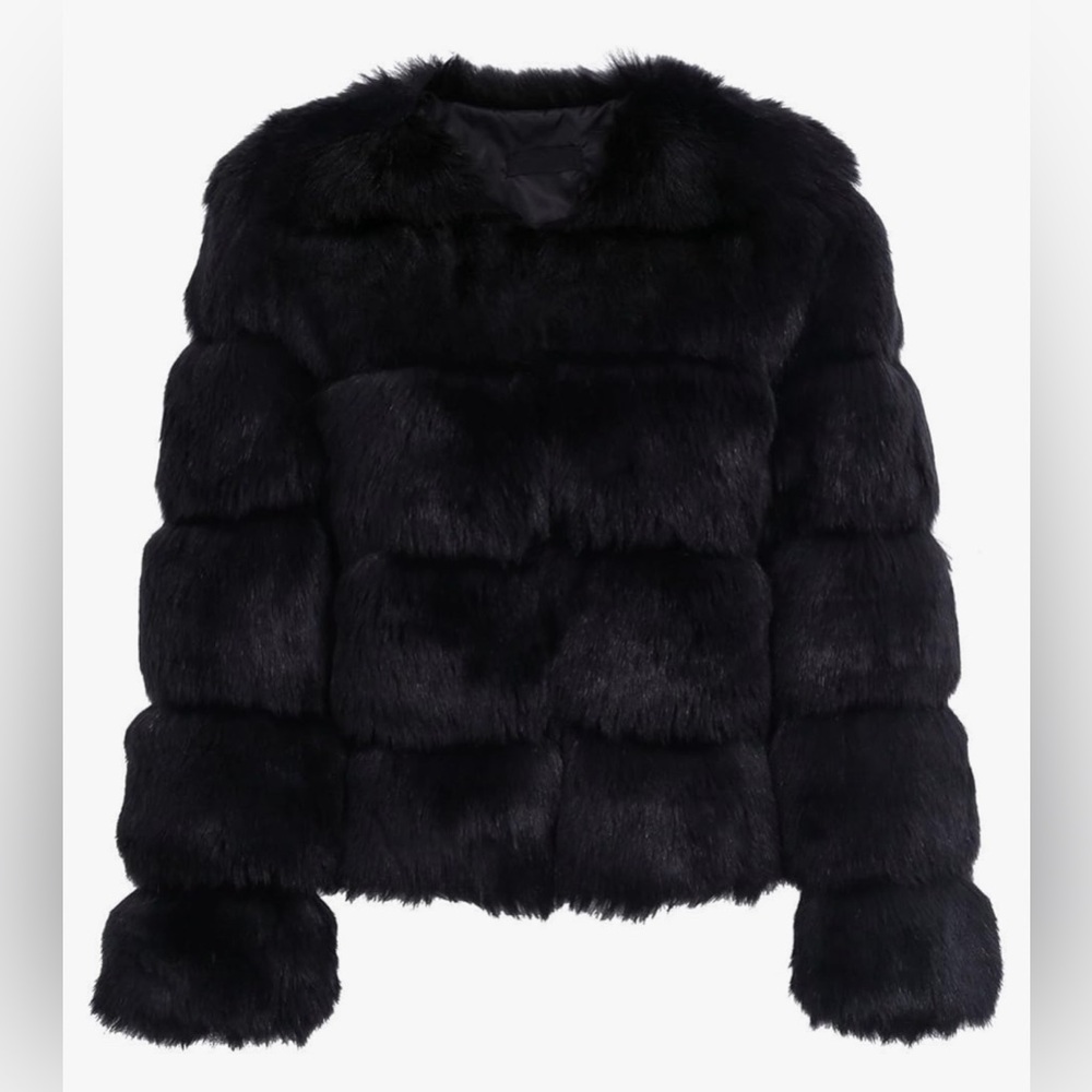 Faux fur coat, purchased from Amazon. Brand new, never worn.